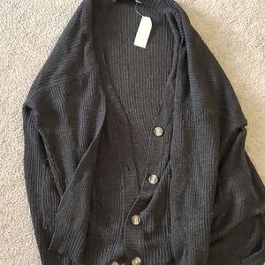 American eagle NWT GREY cardigan